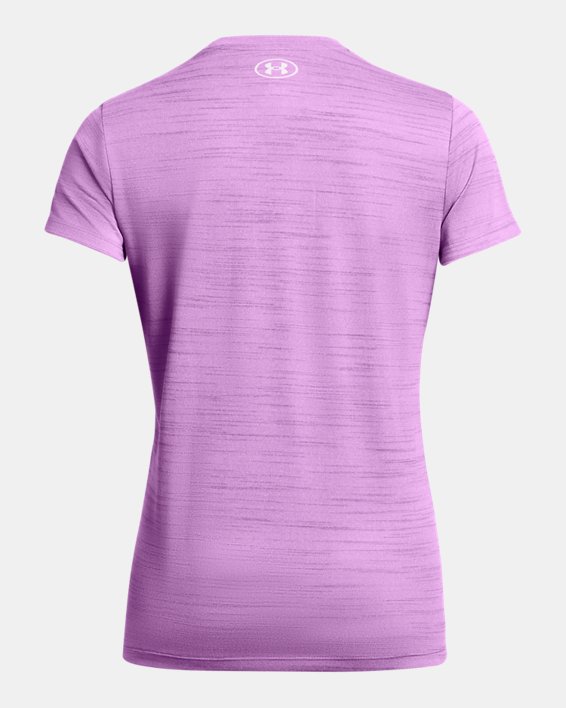 Camiseta de manga corta UA Tech™ Tiger para mujer, Purple, pdpMainDesktop image number 4